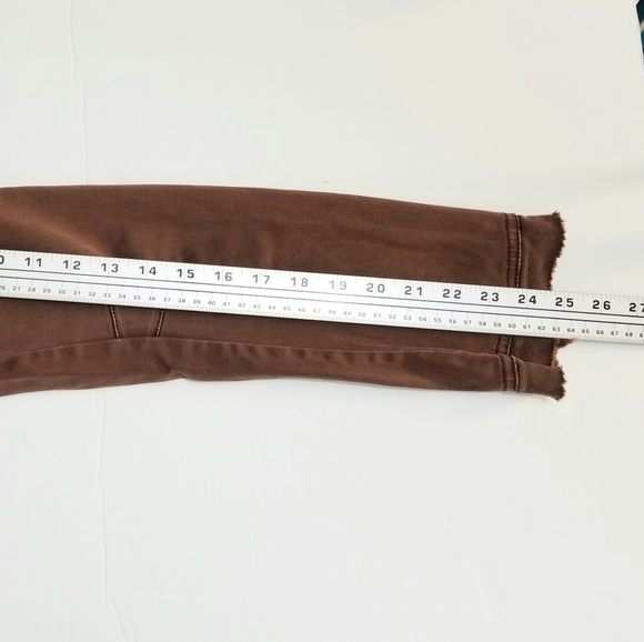 American Rag Brown Asymmetrical Convertible Front Drape Raw Edge Jacket, Medium - Picture 14 of 14